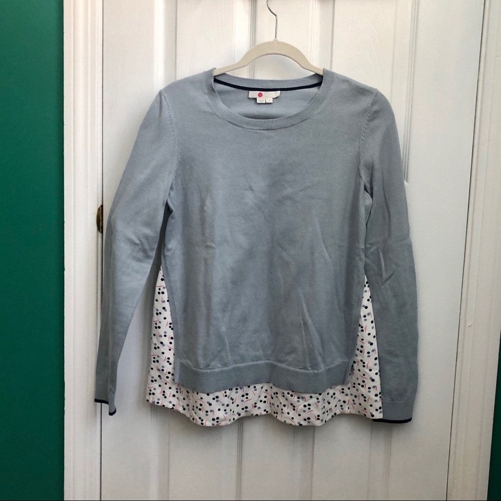 Boden light blue sweater 100%cotton S